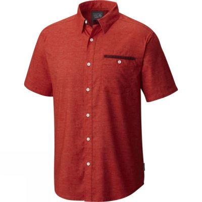 Camisa Mountain Hardwear Denton Shorts Sleeve Hombre - Rojas - Chile URZ165072